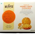 Cafe Niloufer Premium Honey Oats Cookies 400 g | Packed with Fiber - Fast Shipping to USA & Canada