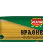Del Monte Spaghetti Pasta (Imported), 500 grams, No Artificial Flavours & Delmonte Del Monte Pizza & Pasta Sauce Spout Pack, 400g - Fast Shipping to USA & Canada