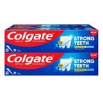 Colgate Strong Teeth, 700G, India S No: 1 Toothpaste Brand, Calcium-Boost Tooth Paste For 2X Stronger Teeth, Whitens Teeth, Fresh Breath & Prevents Cavities (Combo Pack Offer).. - Fast Shipping to USA & Canada
