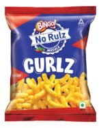 Bingo! No Rulz Masala Curlz, 80g, Masala Flavoured Super Light & Super Tasty Baked Puffs - Fast Shipping to USA & Canada