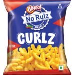Bingo! No Rulz Masala Curlz, 80g, Masala Flavoured Super Light & Super Tasty Baked Puffs - Fast Shipping to USA & Canada