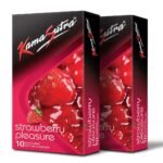 KamaSutra Strawberry Flavored Condoms for Men 10 Count, Pack of 2 - Fast Shipping to USA