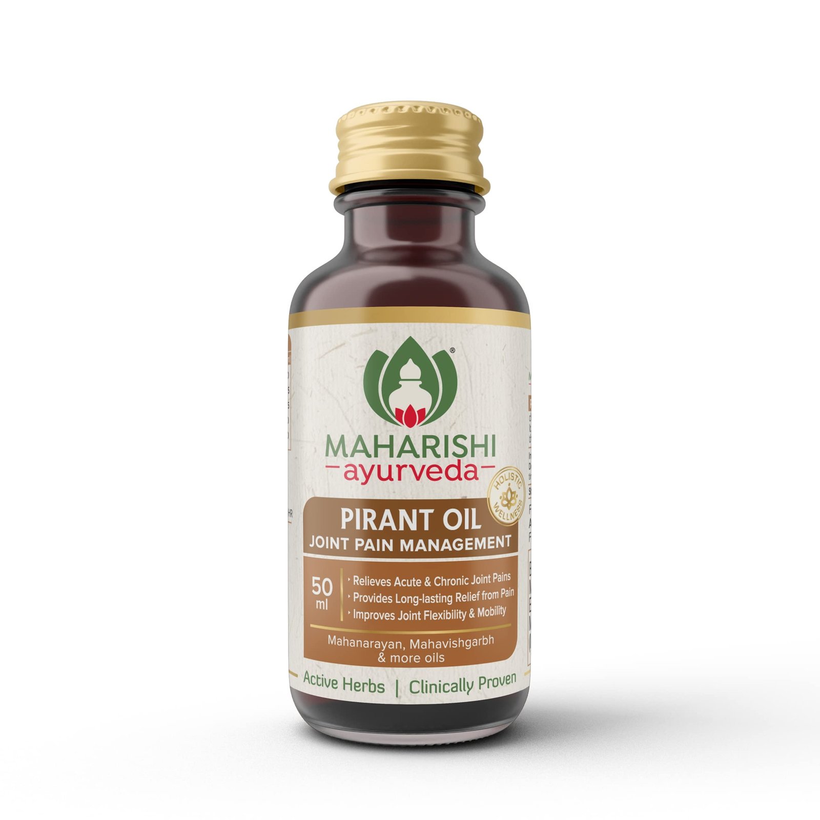 714Q811E0JL-1.jpg Maharishi Ayurveda Pirant Oil - Ayurvedic Massage Oil for Joint and Muscle Pain Relief -50ml - Fast Shipping to USA - Image 1