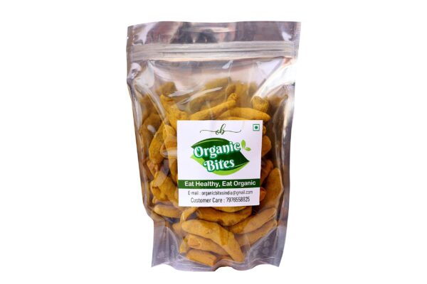 Organic Bites Whole Turmeric (sabut Haldi) (200) - Fast Shipping to USA & Canada