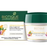 Biotique Ubtan & Collagen Ultra Light Gel Oil-Free Moisturizer for Hydrating, Brightening & Glowing Skin|Enhance Skin Complexion|For Men & Women-200ml - Fast Shipping to USA & Canada