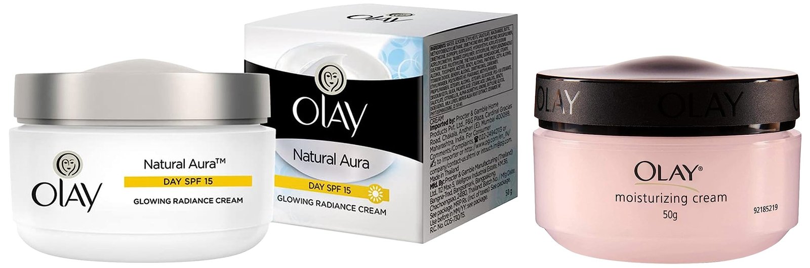 7167i2bubLL-1.jpg Olay Moisturising Cream, 50g And Olay Day Cream Natural White Fairness Moisturiser SPF 24, 50g - Fast Shipping to USA & Canada - Image 1