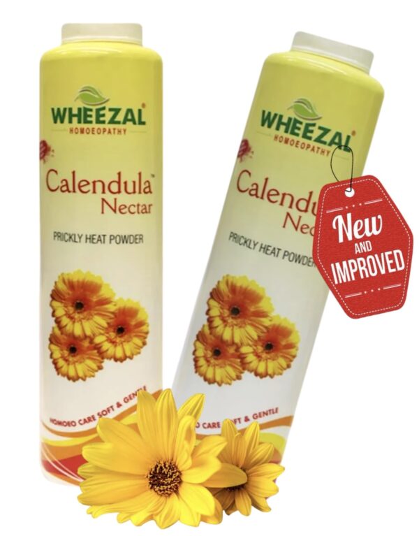 KRIG'S Wheezal Calendula Nectar Prickly Heat Powder 300Gm - Set Of 2 - Fast Shipping to USA