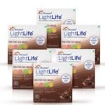 Dr. Morepen LightLife On-The-Go Meal | 19g Protein | 8g Fibre | 24 Vitamins & Minerals | Sustainable Weight Management Support for Men & Women | 30 Sachets - Fast Shipping to USA