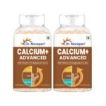 Dr. Morepen Calcium+ Advanced Tablets with Vitamin - D2, Magnesium & Zinc - 120 Veg Tablets Pack of 2 - Fast Shipping to USA