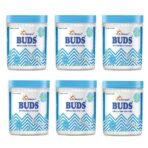 DR. MOREPEN BUDS 100% Pure Cotton & Eco-Friendly Earbuds - 100 Cotton Buds Pack of 6 - Fast Shipping to USA