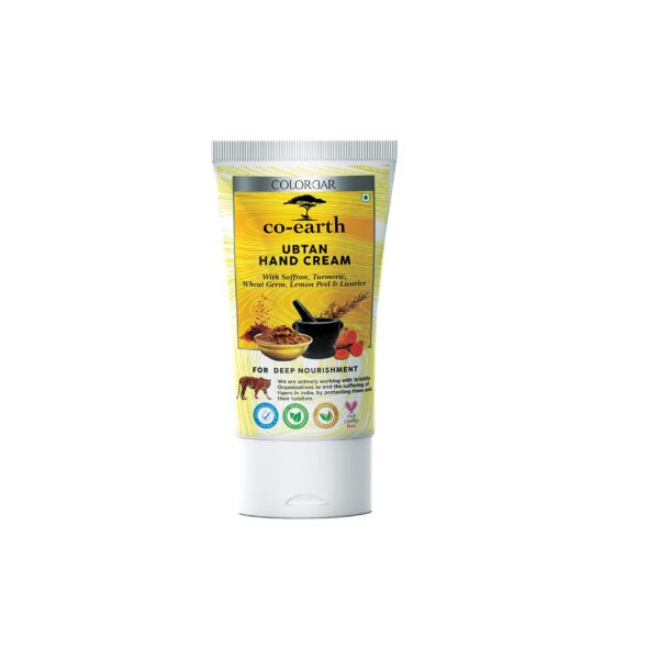 Colorbar Co-earth Ubtan Hand cream 50g I Provide intense moisturization and nourishment - Fast Shipping to USA & Canada