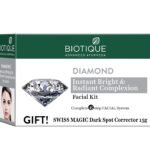 Biotique Diamond Instant Bright & Radiant Complexion Facial Kit, 65g - Fast Shipping to USA & Canada