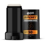 Beardo Sport Sunscreen Stick| Easy Reapplication | SPF 50 Pa+++ Broad Spectrum, UVA/UVB Rays Protection| Hyaluronic Acid & Bamboo Extract For Hydration | No White Cast 20g - Fast Shipping to USA & Canada