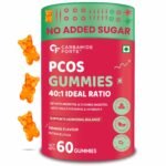 Carbamide Forte PCOS Supplements for Women with 40:1 Ratio of Myo Inositol to D Chiro Inositol | Inositol Supplement for PCOS - 60 Veg Orange Flavoured Gummies - Fast Shipping to USA
