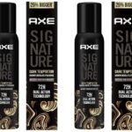 Axe Signature Dark Temptation No Gas Deodorant Bodyspray For Men, 154ml (Pack of 2) - Fast Shipping to USA & Canada