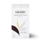 Newby Black Tea & Thyme, 25 Biodegradable Black Tea Bags - Fast Shipping to USA & Canada
