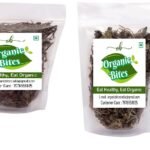 Organic Bites Combo of Dry Bhringraj Leaves & Dry Brahmi Leaves (Raw & Whole) 100 gm each - Fast Shipping to USA & Canada