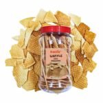 KONFIZ Waffle Chips, Waffle Crisps, Waffle Cookies, Waffle Bites, Waffle Biscuits, Crunchy Waffle 100g (Fun and Light, Crunch in Every bite, Kid-Friendly, Tea time Snack, Dessert Topping) - Fast Shipping to USA & Canada