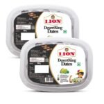 Lion Desert King Dates 1kg Pack - Lion dates - Omani dates - Fardh dates - khajoor or khajur dry fruits - Fast Shipping to USA & Canada