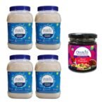 Diabliss Diabetic Friendly Sugar 1 Kg Jar Pack of 4 & Mixed Fruit Jam 225g Bottle - Low Glycemic Index (GI) Diabetic Friendly