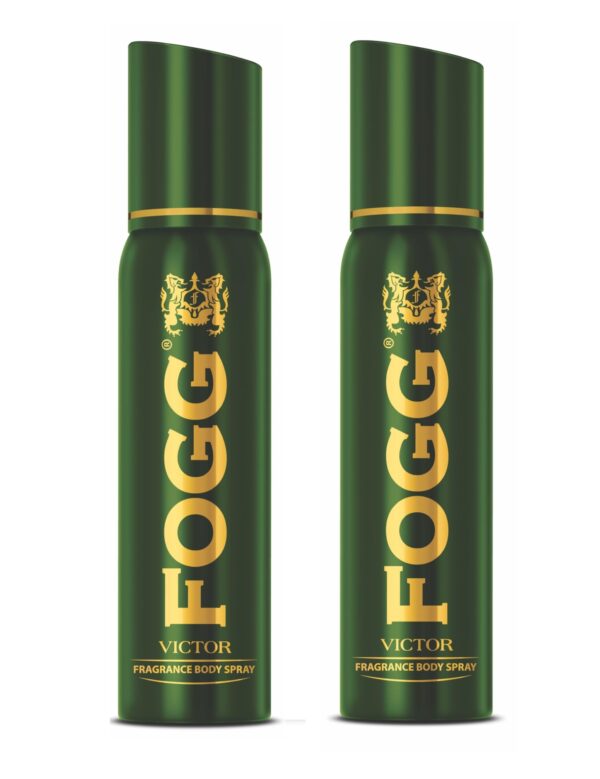 Fogg Victor Premium No Gas Long-Lasting Fragrance Body Spray -120ml Each (Pack 2) - Fast Shipping to USA & Canada