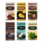 Golden Tips Unique Ensemble of Six Different Flavored Black Teas Gift Box (150 Gram-75 Cups) - Fast Shipping to USA & Canada