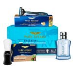 Park Avenue Essential Grooming Collection 7 in-1 Combo Grooming Kit for Men | Gift Set for Men | Shaving Kit for Men | Shaving Foam | After Shave | Gift Hamper for Men, Husband, Boyfriend | Free Travel Pouch Inside - Fast Shipping to USA & Canada