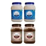 Diabliss Sugar 1 Kg Jar pack of 2, Jaggery 750g Jar pack of 2 - Low Glycemic Index Diabetic Friendly