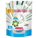 Ariel Matic Liquid Detergent Top Load - 4L | Removes 7 day dried-in Stains in 1 wash inside Washing Machine | Now at Price of Powders | Amazing Fragrance | Protects Colours | Dissolves Faster - Fast Shipping to USA & Canada