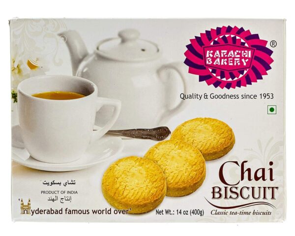Karachi Bakery Chai Biscuit, 400g - Fast Shipping to USA & Canada