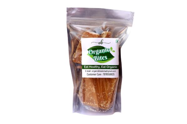 Organic Bites Organic Sugarcane Jaggery (Gudh) -900 GM - Fast Shipping to USA & Canada