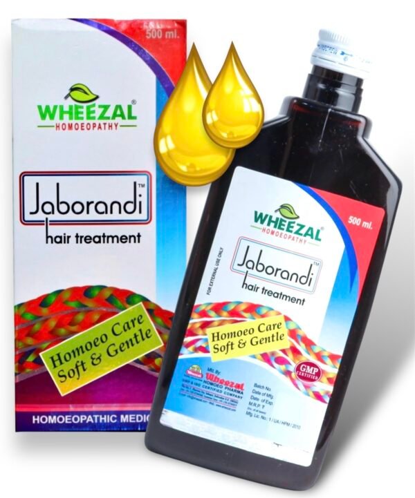 KRIG'S Wheezal Jaborandi Hair Treatment Oil - 500Ml - Jumbo Pack - Fast Shipping to USA