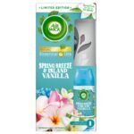 Air Wick Freshmatic Autospray Ki 250ml Spring Breeze & Island Vanilla - Fast Shipping to USA & Canada