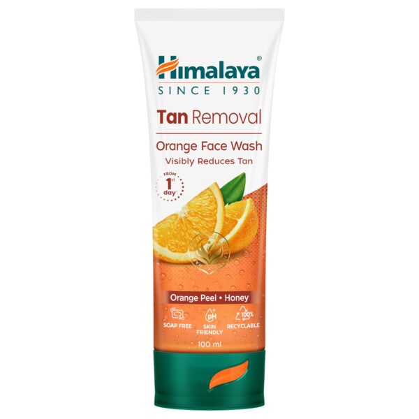 Himalaya Tan Removal Orange Face Wash, 100ml - Fast Shipping to USA & Canada