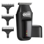 Beardo Apex Go Trimmer for Men - 80-Min Run Time - Powerful 5500 RPM motor - Compact Travel-Friendly Design - Self-Sharpening Blades, 3 Comb Attachments, Type-C Charging, Digital Display | Gift For Brother & Friends - Fast Shipping to USA & Canada