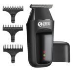 Beardo Apex Go Trimmer for Men - 80-Min Run Time - Powerful 5500 RPM motor - Compact Travel-Friendly Design - Self-Sharpening Blades, 3 Comb Attachments, Type-C Charging, Digital Display | Gift For Brother & Friends - Fast Shipping to USA & Canada