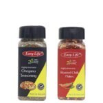 Easy Life Oregano Seasoning 50g with Roasted Pizza Chilli Flakes 50g (Perfect Combo of Seasonings and Spice for Pizza Pasta Risotto Lasagna Spaghetti Polenta) - Fast Shipping to USA & Canada
