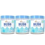 Dr. Morepen BUDS 100% Pure Cotton & Eco-Friendly Paper Earbuds - 100 Cotton Buds Pack of 3 - Fast Shipping to USA