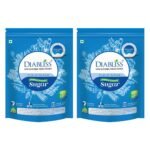 Diabliss Diabetic Friendly Herbal Cane Sugar - Free from Chemicals/Artificial Sweeteners - Low Glycemic Index (GI) - 500g Pouch (500 g (Pack of 2))