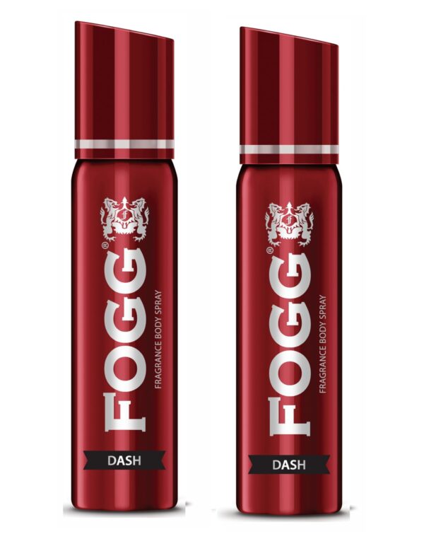 Fogg Dash Premium No Gas Long-Lasting Fragrance Body Spray -120ml Each (Pack 2) - Fast Shipping to USA & Canada