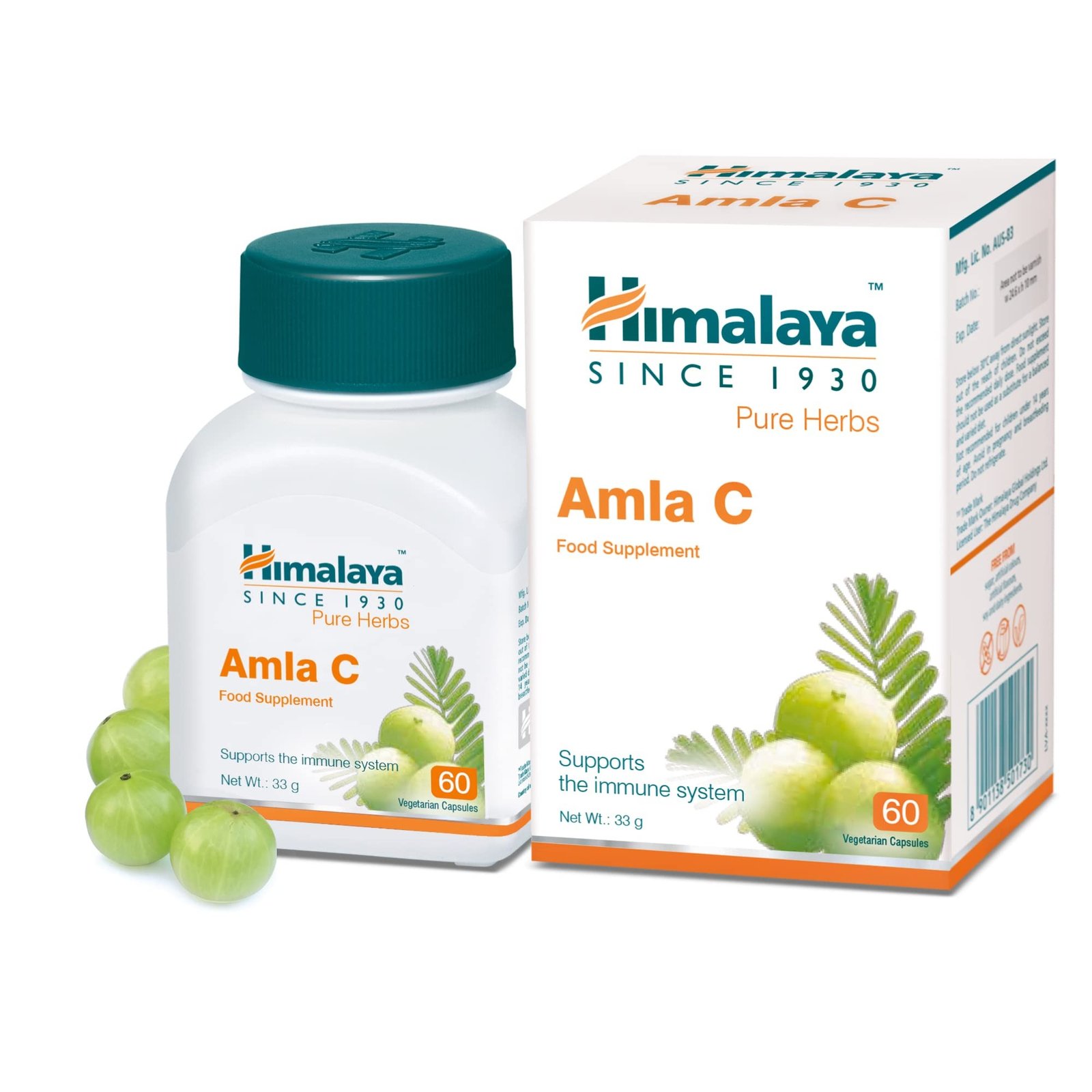71QDAnSp2fL-1.jpg Himalaya Wellness Pure Herbs Amalaki Immunity Wellness |Promotes health | -Pack of 60 Tablets - Image 1