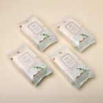 Baby Forest Mulmul Baby Wipes, Ultra-soft, Water-based, 3X thicker and softer wipes 72 Wipes/Pack (Pack of 4) - Fast Shipping to USA & Canada