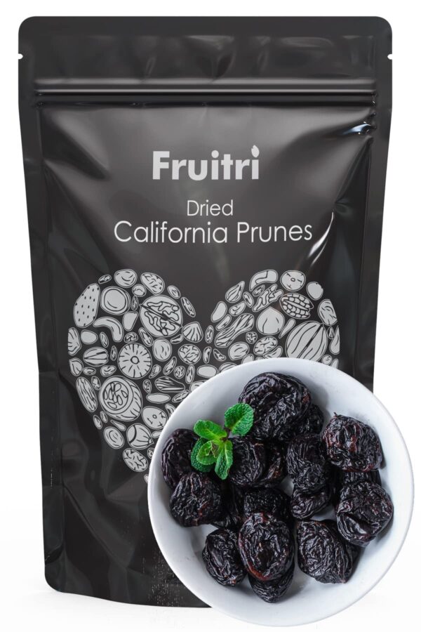Fruitri Premium California Pitted Prunes 1kg, dried plum, aloo bukhara dry fruit, Seedless Plums dry fruit - Fast Shipping to USA & Canada
