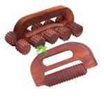 FA INDUSTRIES Wooden 10 Wheel massager (8x3.5 cm), Wooden Handle massager (6x3.5 cm) Combo Kit (Set of 2) (Only Massager Manufacturering) - Fast Shipping to USA