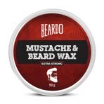 Beardo Beard and Mustache Wax, 50 gm | Beard Wax for Beard & Mustache Styling | Long Lasting Extra Strong Hold Wax for Men | Beard Hair Wax for Smooth, Shiny & Healthy Beard - Fast Shipping to USA & Canada