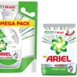 Ariel Front Load Matic Liquid Detergent 3.2Ltr & Ariel Matic Front Load Detergent Washing Powder - 2 kg & 1 kg - Fast Shipping to USA & Canada