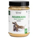 bixa Botanical Akarkara Root Powder (Pellitory Root/Anacyclus Pyrethrum) Ayurvedic Herbal Supplement | Gluten Free, Non-GMO, Steam Treated, Vegan, 100% Pure. 200 GRM - Fast Shipping to USA & Canada