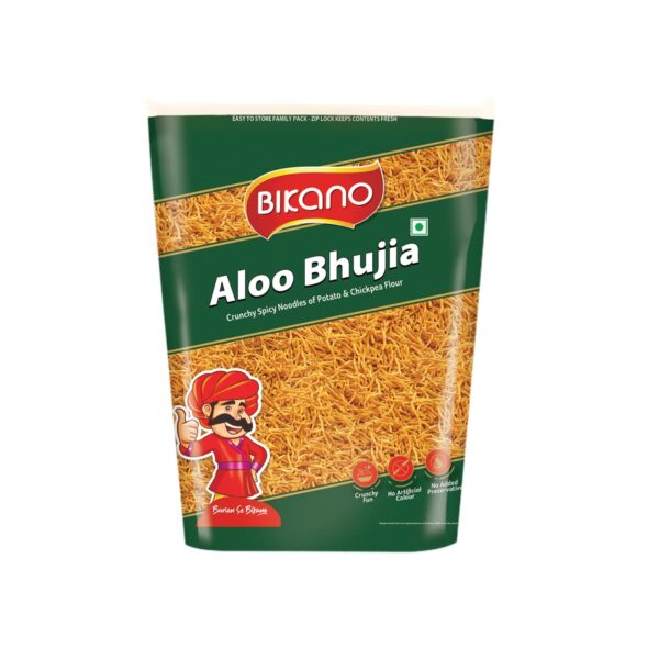 Bikano Aloo Bhujia | Crunchy Texture | 1kg pack | All time favourite Indian Namkeen - Fast Shipping to USA & Canada