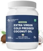 Carbamide Forte 100% Pure Extra Virgin Cold Pressed Coconut Oil for Skin, Hair Growth & Cooking ? 500ml - Fast Shipping to USA
