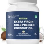 Carbamide Forte 100% Pure Extra Virgin Cold Pressed Coconut Oil for Skin, Hair Growth & Cooking ? 500ml - Fast Shipping to USA